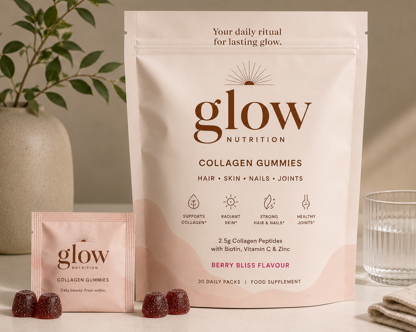 glow collagen gummies