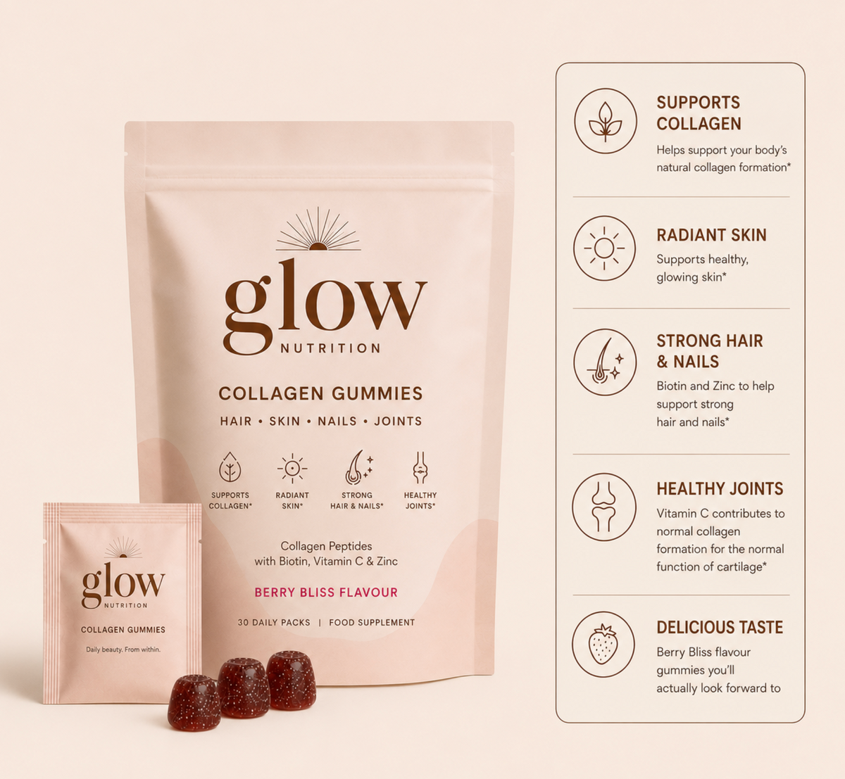 glow collagen gummies